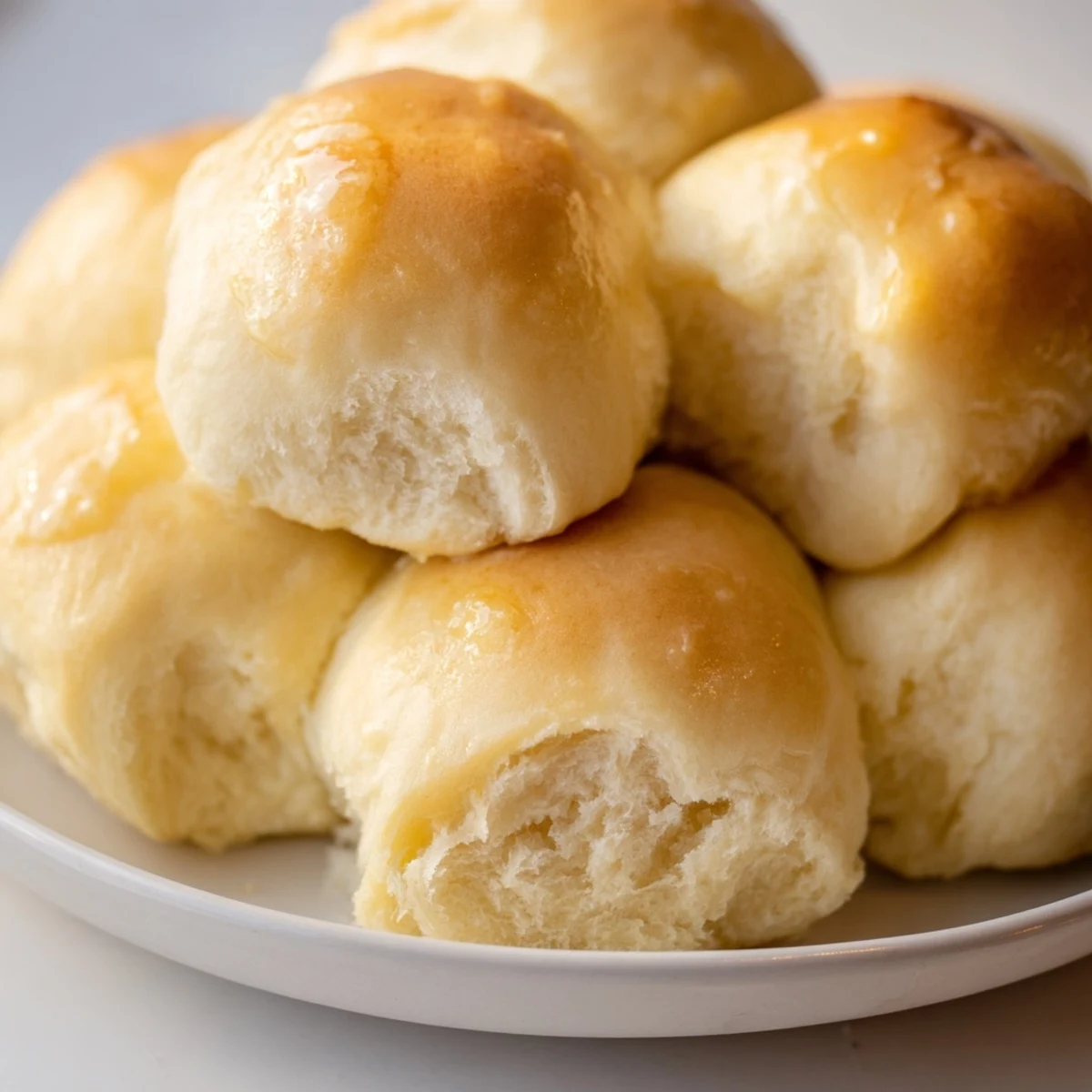 Perfectly risen Best Vegan Dinner rolls cooling on a wire rack, showcasing their tender, buttery-tasting vegan crumb.