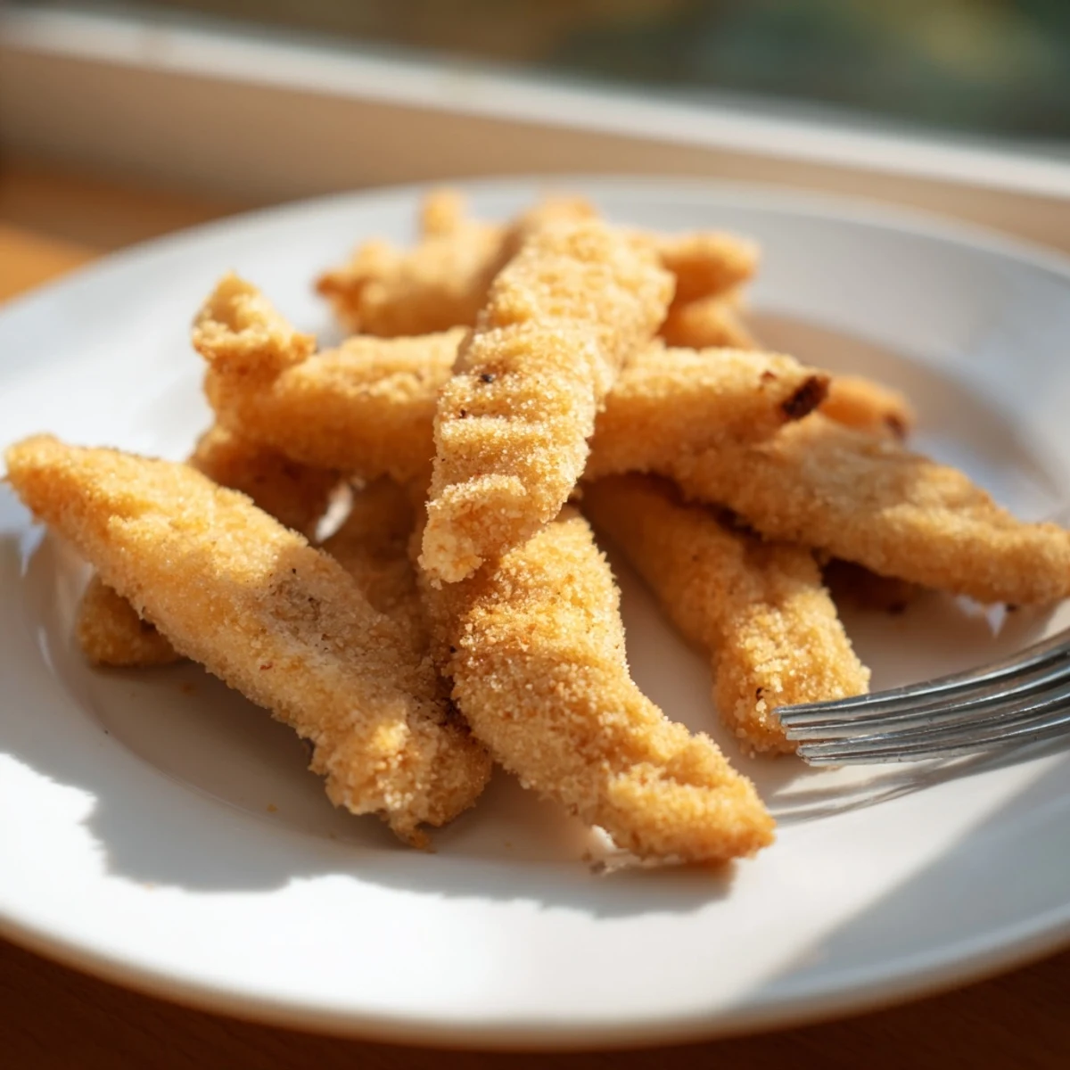 Japanese-style chicken tempura featuring airy fried coating perfect for appetizers or main dishes