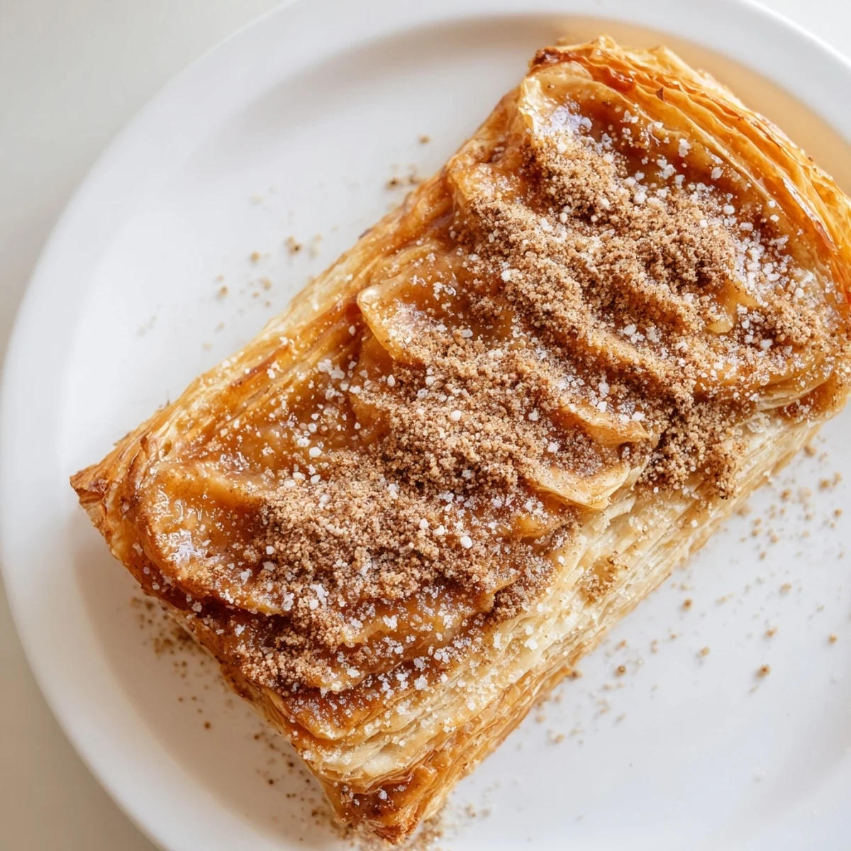 Golden brown dulce de leche pastries with caramel filling and cinnamon sugar topping