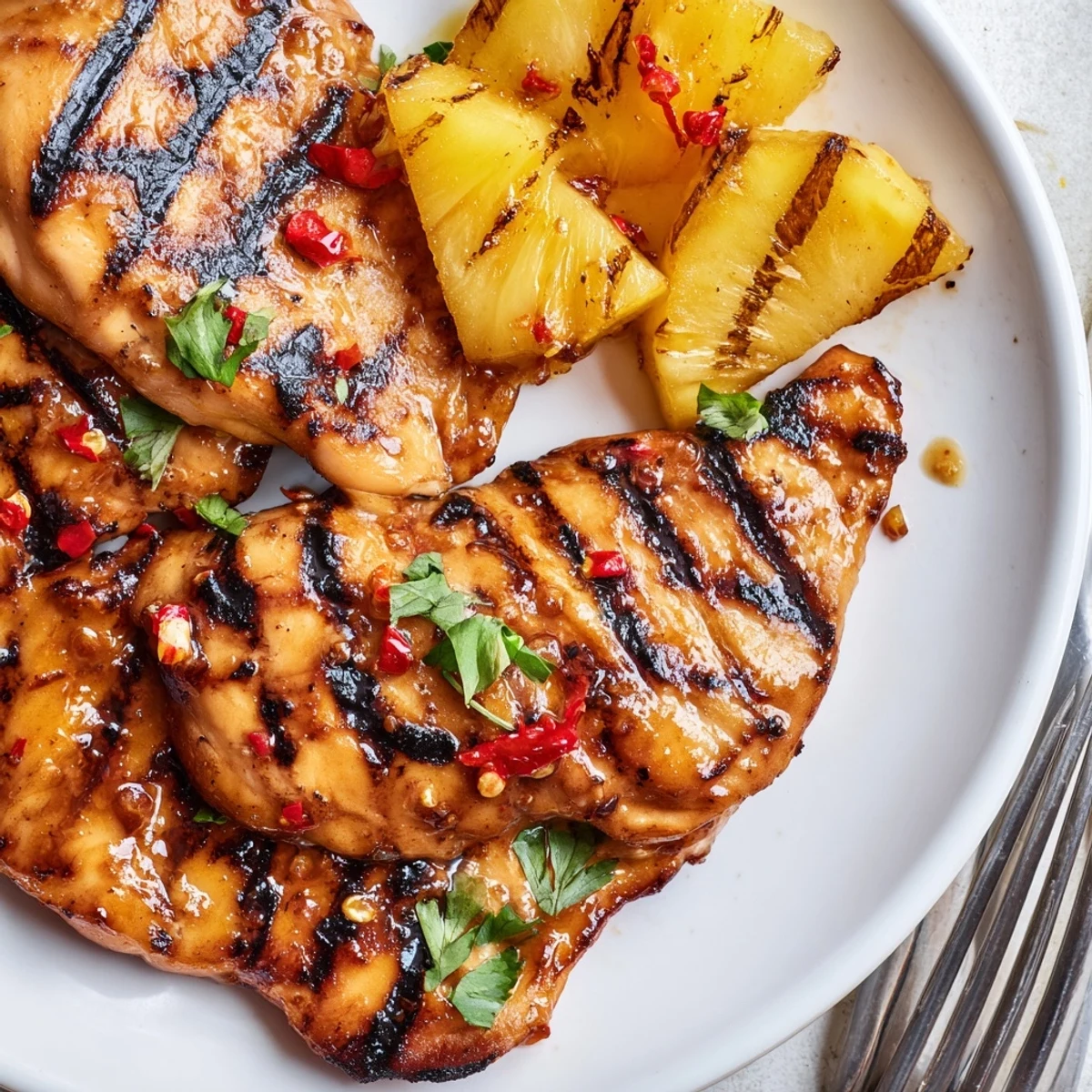 Chili Pineapple Grilled Chicken