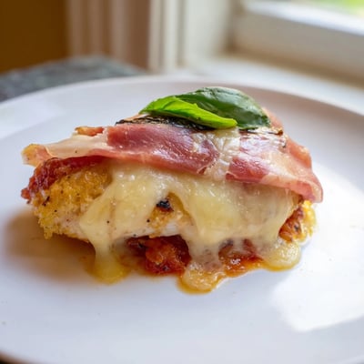 Chicken Valdostana with Prosciutto Fontina