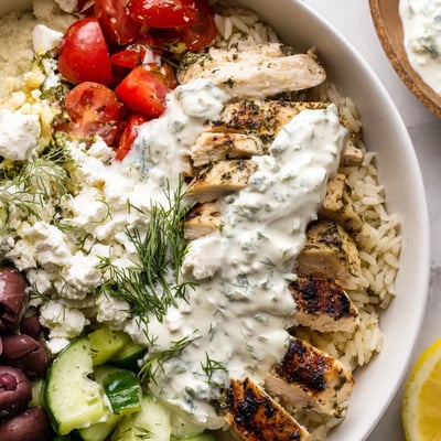 Greek Chicken Bowls